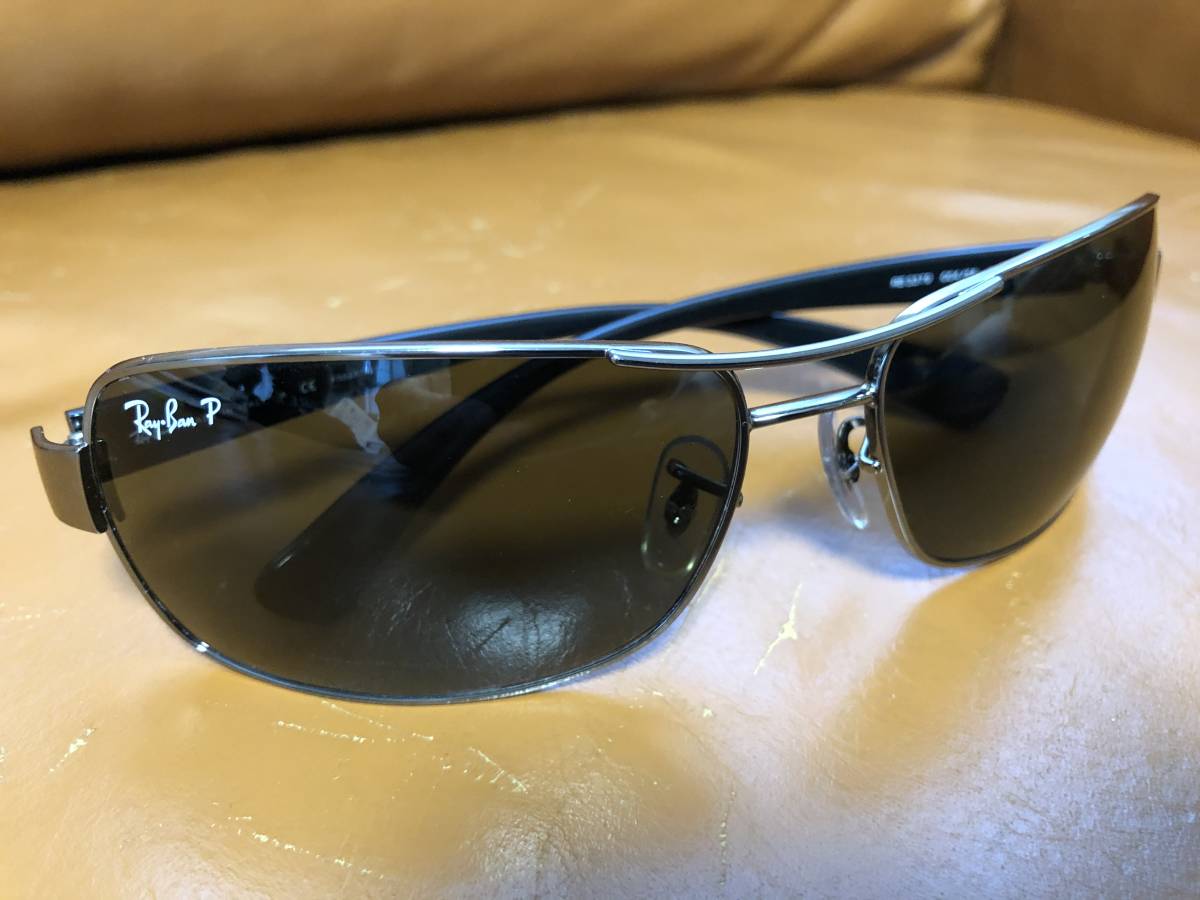 中古格安 Ray Ban レイバン メンズ サングラス Rb3379 Made In Italy ブラック の落札情報詳細 ヤフオク落札価格情報 オークフリー スマートフォン版