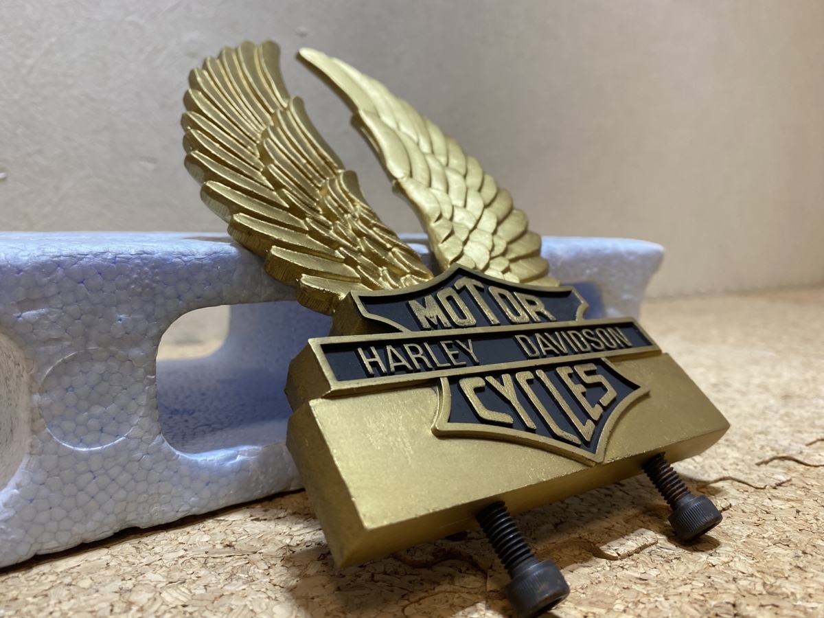 HARLEY DAVIDSON シーシーバー インサート ウィング ロゴ リア