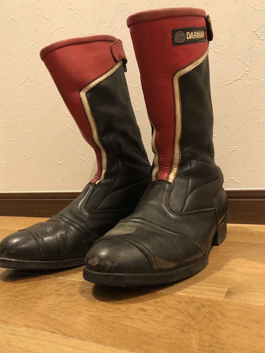 リード工業 ダーマ DARMAH レーシングブーツ 26.5㎝ 当時物 Z1 Z2 CBX ...