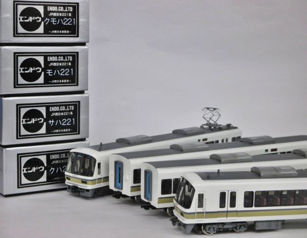 エンドウ 221系 近郊型電車 4両セット【ジャンク】ch081801の落札