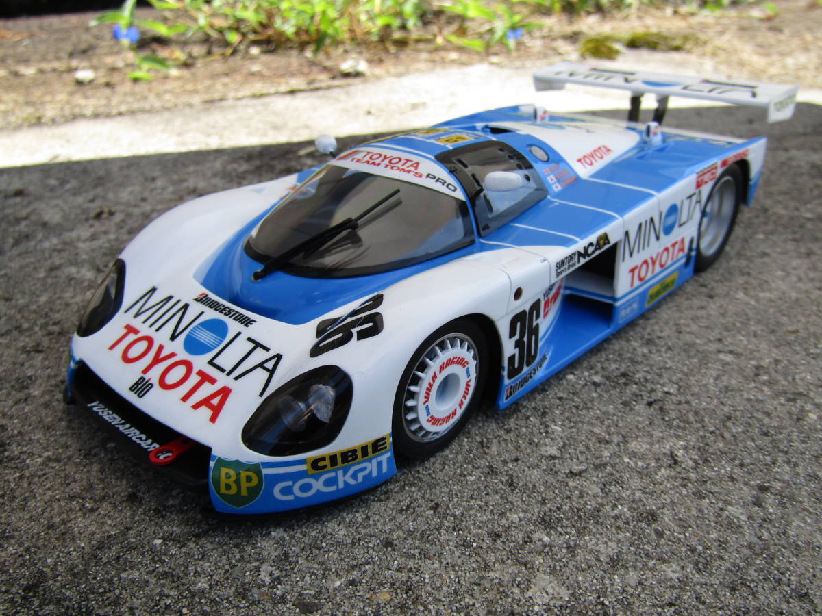 はせがわ - 当時物★ハセガワ製 1/24 ミノルタ・トヨタ88C（ル・マン タイプ） はせがわ - 当時物☆ハセガワ製 1/24 ミノルタ・トヨタ88C（ル
