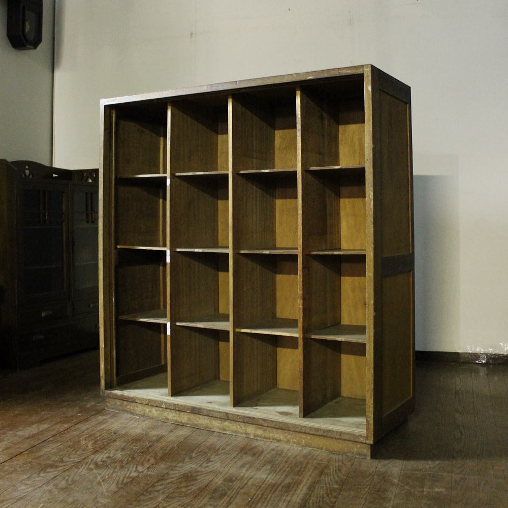 アンティーク木製 収納棚 水屋 本棚 アンティーク木製 収納棚 水屋 本棚（アンティーク家具