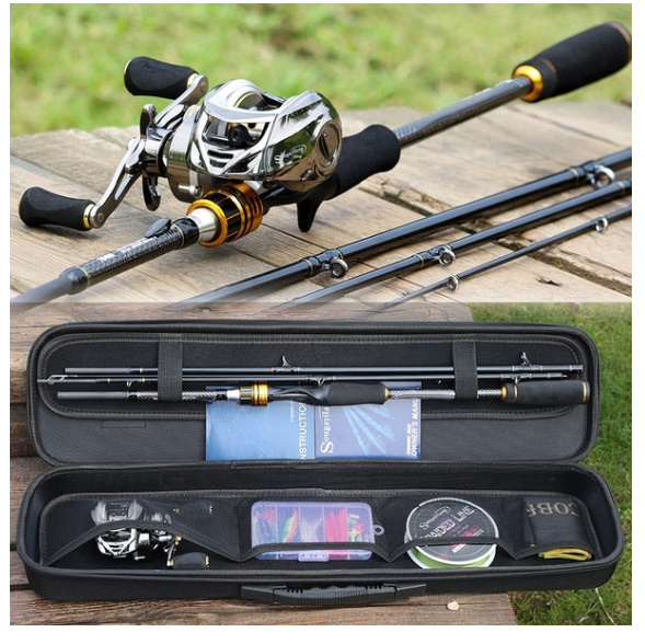 新品 釣り竿 リールコンボカーボンファイバー 4ピース キャスティングロッド ベイトキャスティングリール 淡水 海水 ルアーバス 釣りセット M849 の落札情報詳細 ヤフオク落札価格情報 オークフリー スマートフォン版