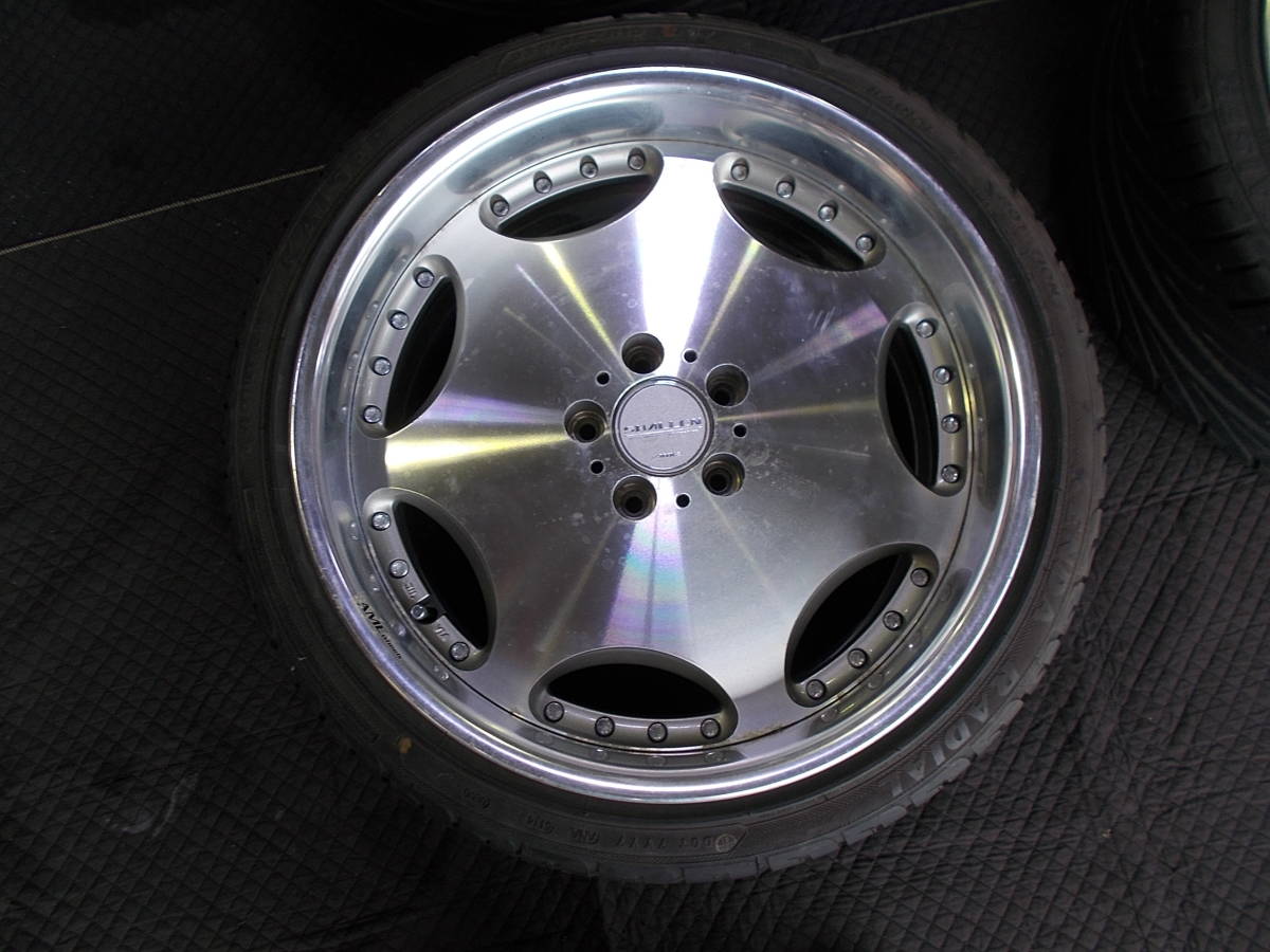 売切り/格安ジャンク扱い】シャレン ディッシュ 19インチ 8.5J 9J