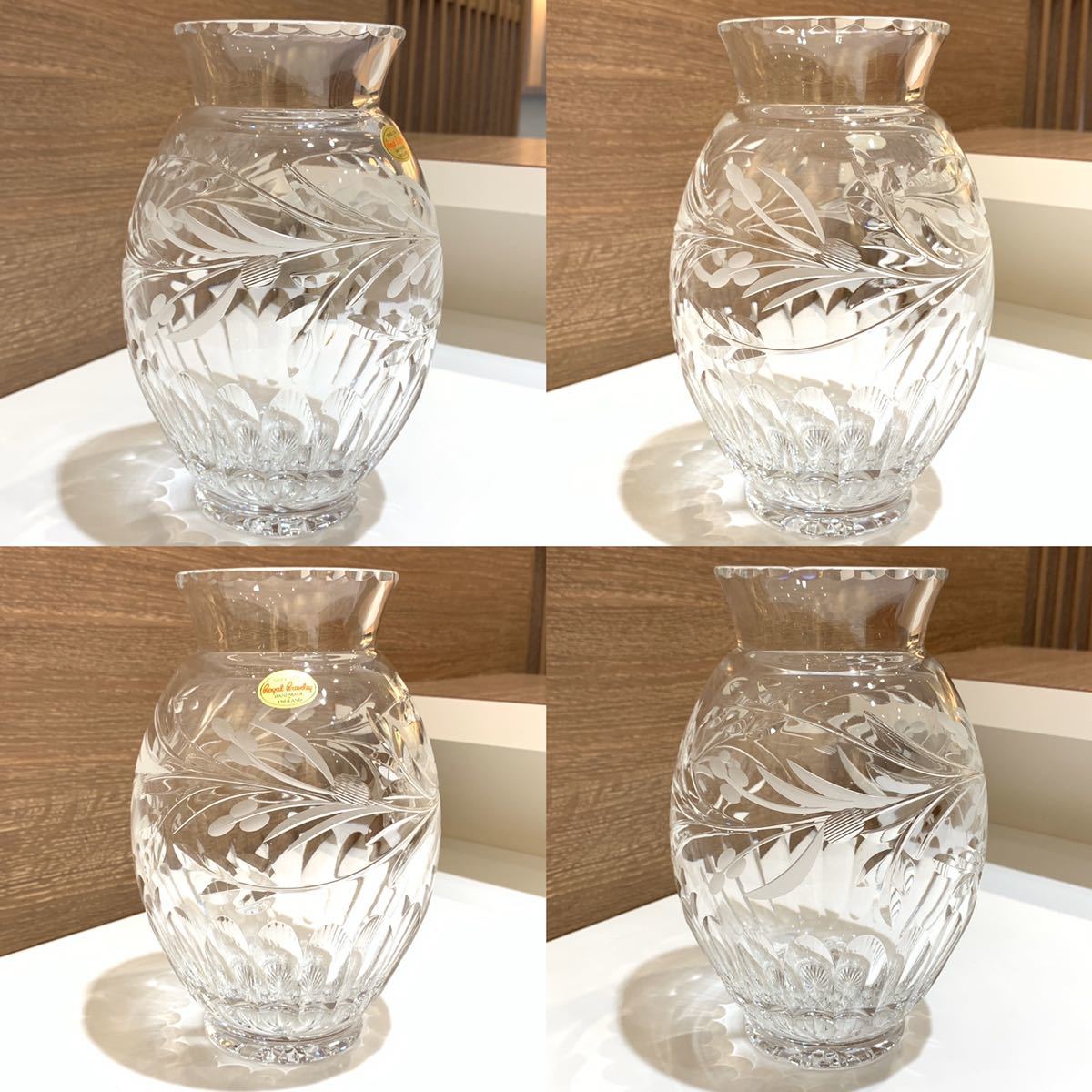  BRIERLEY ロイヤルブライアリー 花器 花瓶 ROYAL BRIERLEY ロイヤルブライアリー 花瓶 クリスタルガラス 花入れ