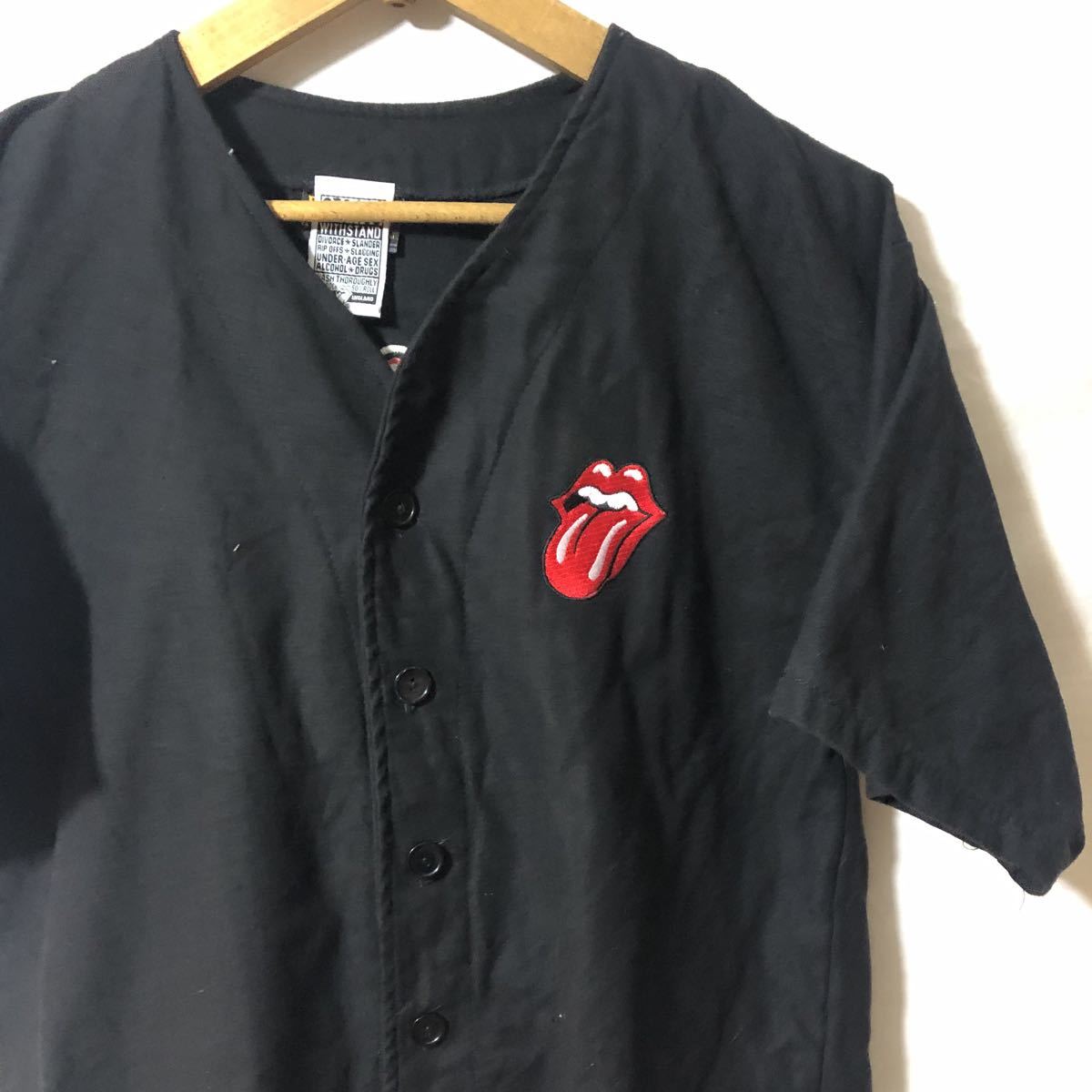 The Rolling Stones ローリングストーンズ ベースボールシャツ ロックT