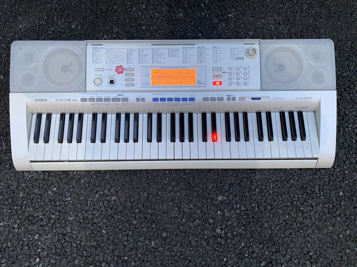 CASIO LK-205 キーボード ( カシオ LK 205) CASIO ーLK205it カシオ 光