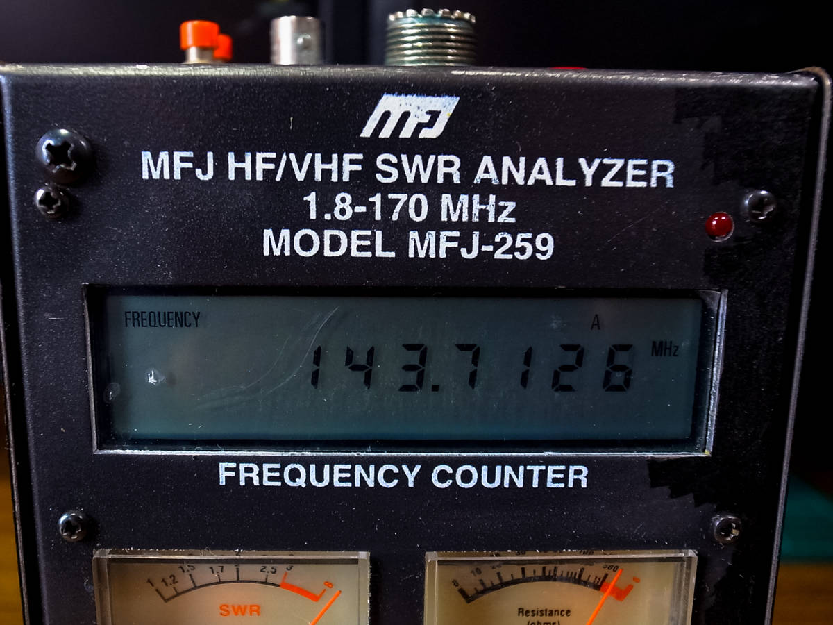 ☆MFJ HF⁄VHF SWR ANALYZER 1.8-170MHz MODEL MFJ-259 アンテナ