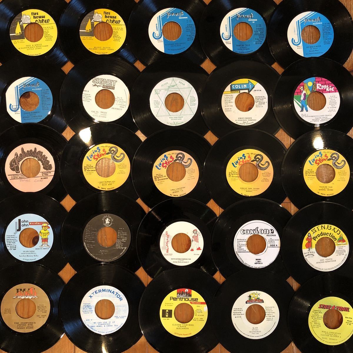 7インチ　レコードケース　レゲエレコード120枚 7インチ レコードケース レゲエレコード120枚 レコードケース - 7