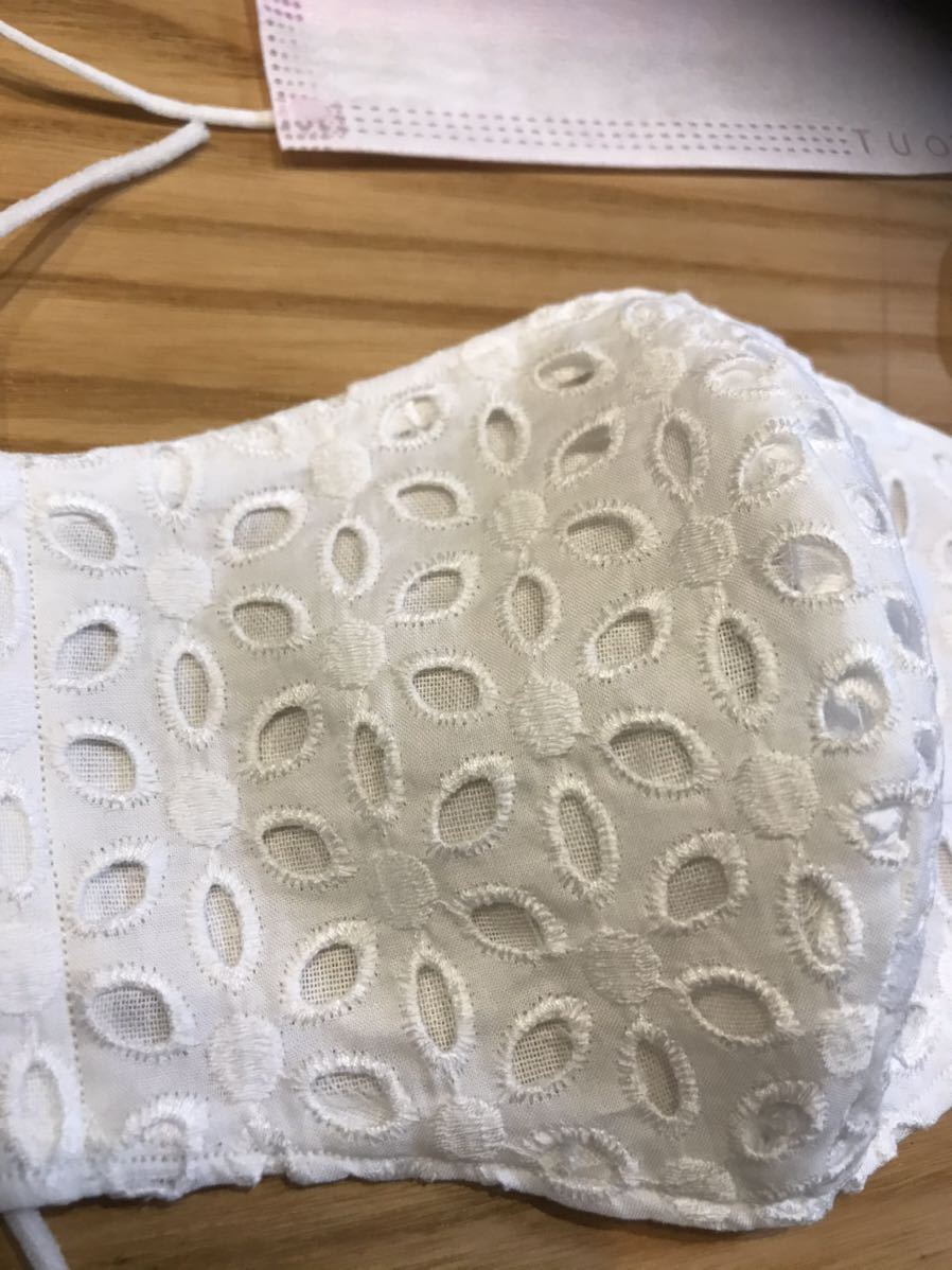 新品 手作インナーマスク薄手クール内側ダブルガーゼ涼感加工 保湿爽快感白レース夏用立体マスク ハンドメイドジュニア 大人女子女性レディース の落札情報詳細 ヤフオク落札価格情報 オークフリー スマートフォン版