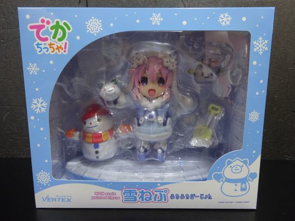 新品】【送M】1円～ 未開封 ヴェルテクス でかちっちゃ! 雪ねぷ 