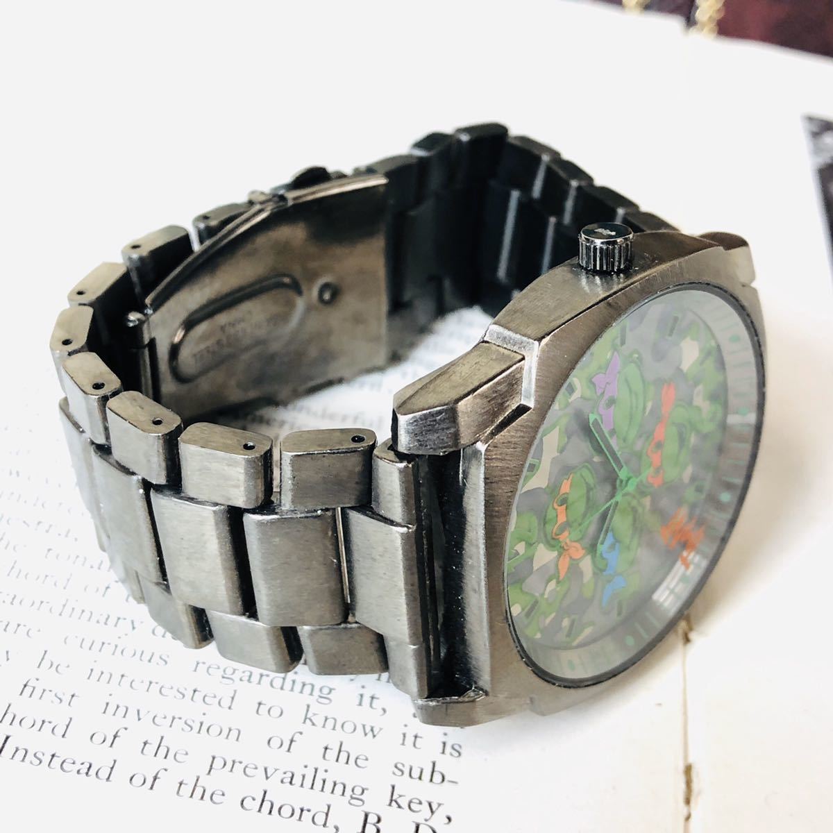 ミュータント タートルズ 腕時計 TMNT MUTANT NINJA TURTLES カモ柄