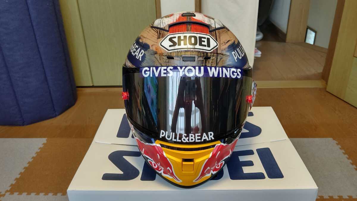 あちまX14マルケスアメリカ　レッドブルロゴ追加 X14マルケスアメリカ レッドブルロゴ追加 | フルフェイス