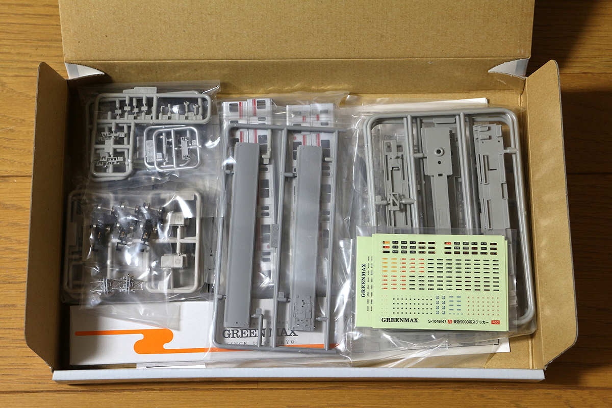 新品】【未組立品】グリーンマックス 東急9000系 塗装印刷済組立キット