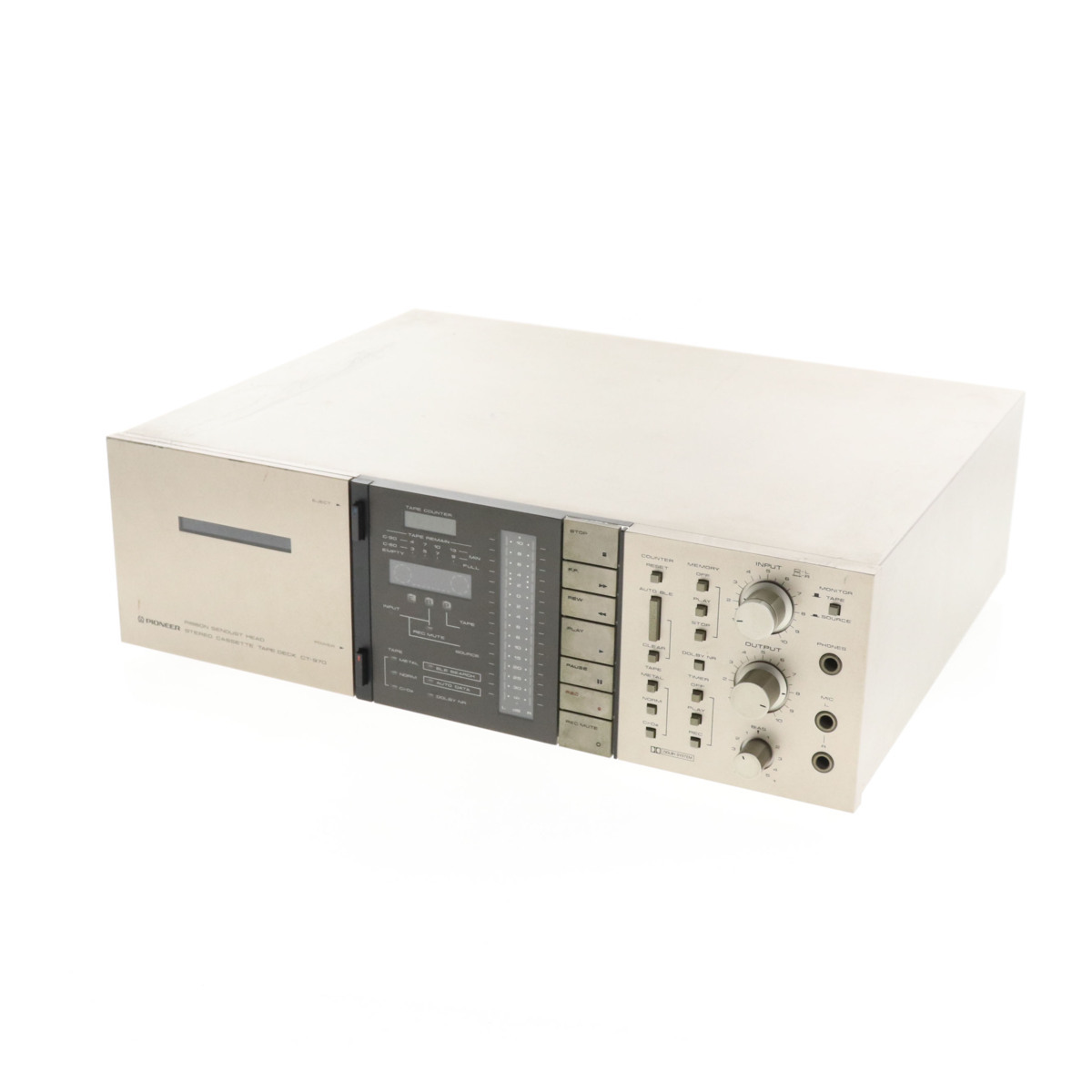□パイオニア Pioneer CT-970 カセットデッキ 通電のみ 中古