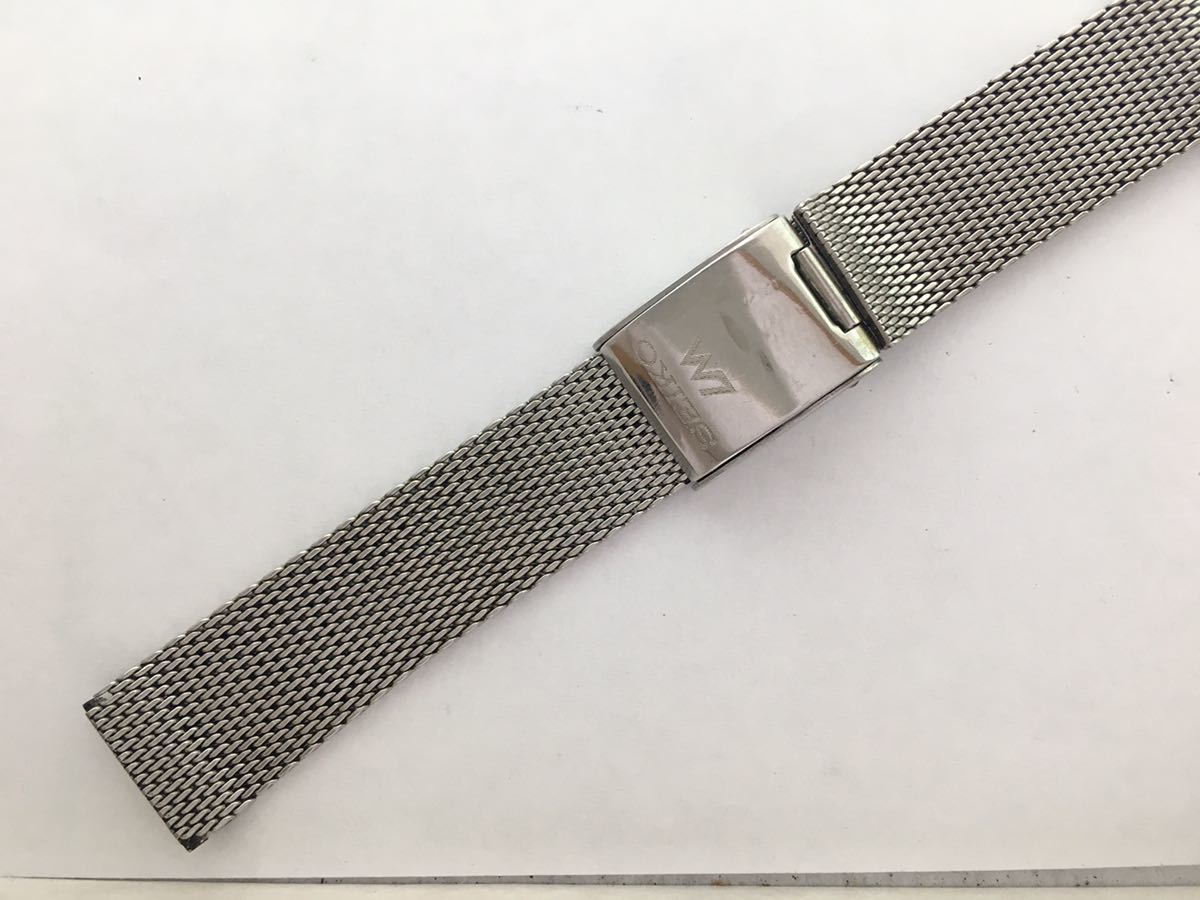 セイコーロードマチック腕時計用バンドベルトメッシュブレス純正品18