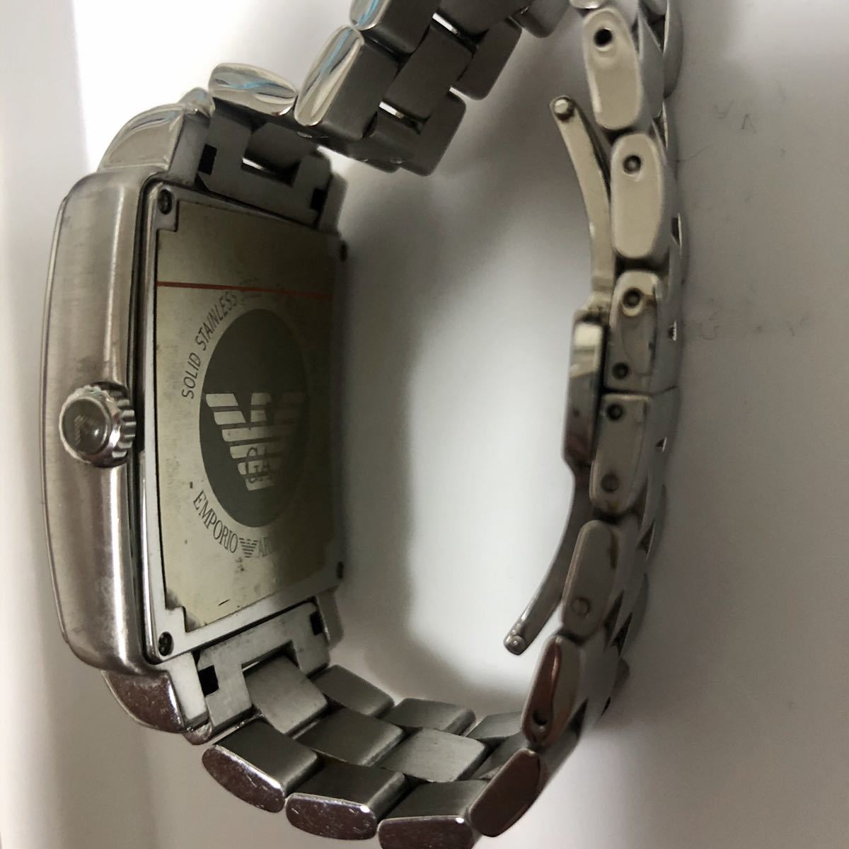 エンポリオアルマーニ Emporioarmani ジョルジオアルマーニ Giorgioarmani 腕時計 メンズ 四角 おしゃれ シルバー アンティーク 格好いい の落札情報詳細 ヤフオク落札価格情報 オークフリー スマートフォン版