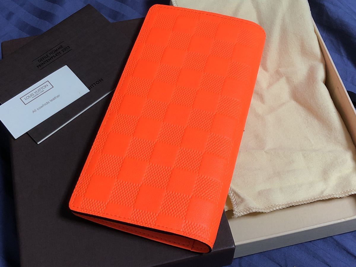 美品 希少色 寒く LOUIS VUITTON ダミエ フュージョン レザー