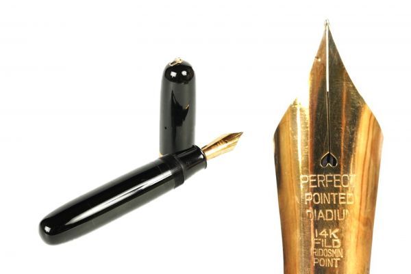 PERFECT POINTED DIADIUM・極大R14K万年筆（DG Arts and Craft