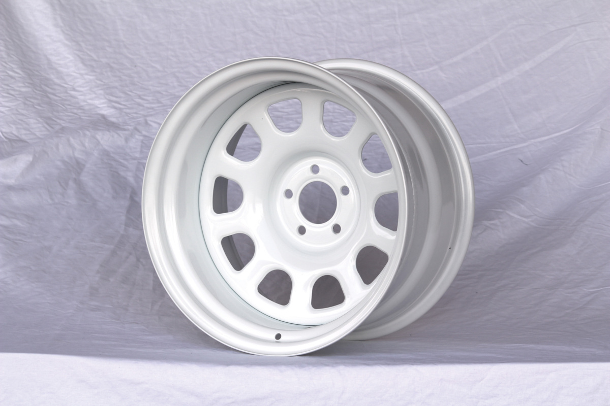 てっちんホイール　10j-40 4本　深リム　白 新品】てっちんホイール 深リム 18インチ 10J -40 5H PCD114.3 CB73.1