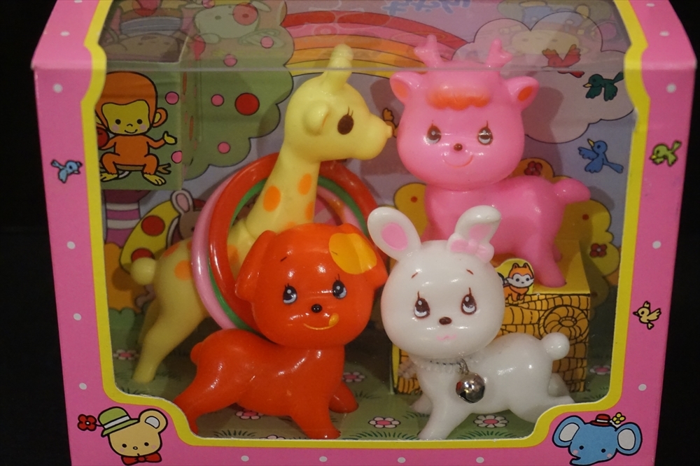 昭和 レトロ チビッコ どうぶつランド ピコちゃん 未使用品 ソフビ