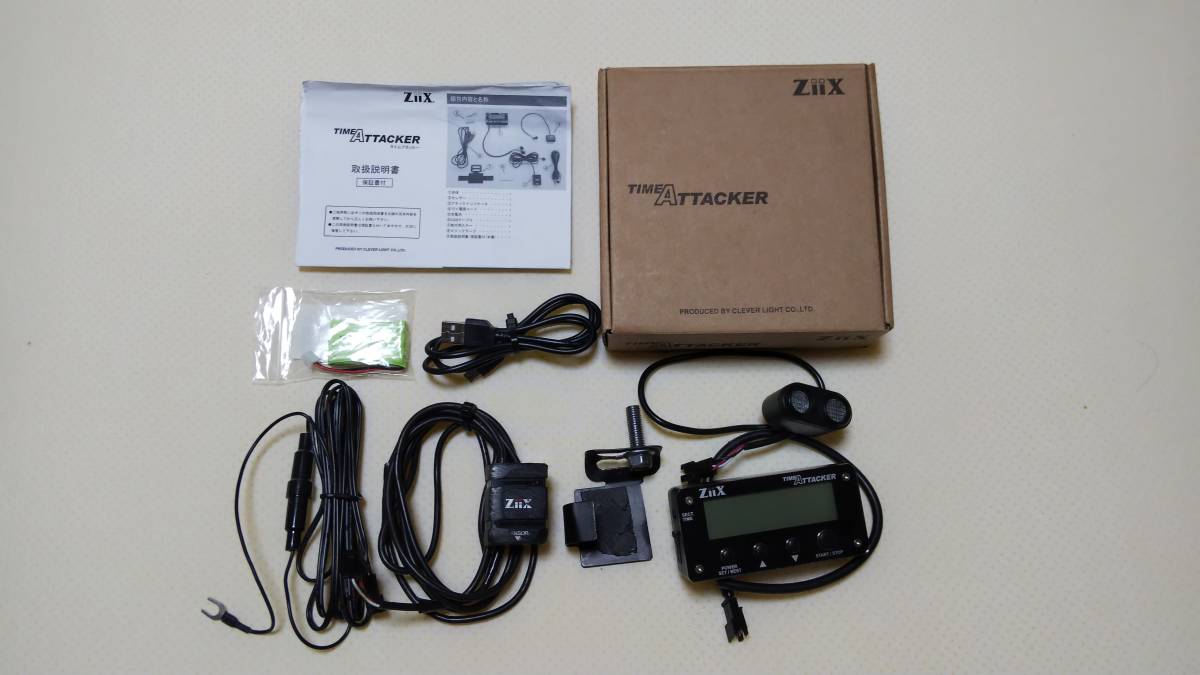 ZiiX TIME ATTACKER デジタルタイマー ZiiX TIME ATTACKER ラップ