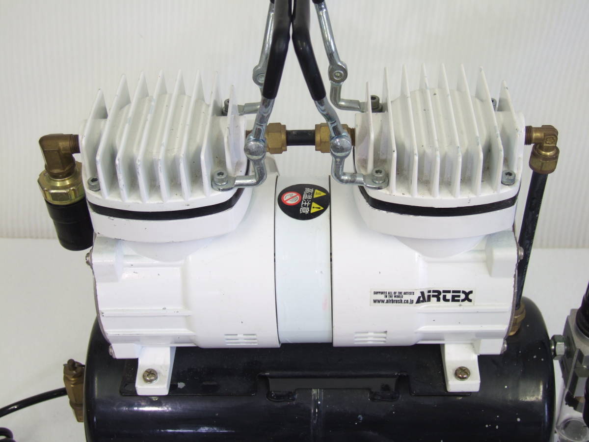 エアテックス エアブラシ塗装用コンプレッサー APC-006N エアテックス エアブラシ塗装用コンプレッサー APC-006N