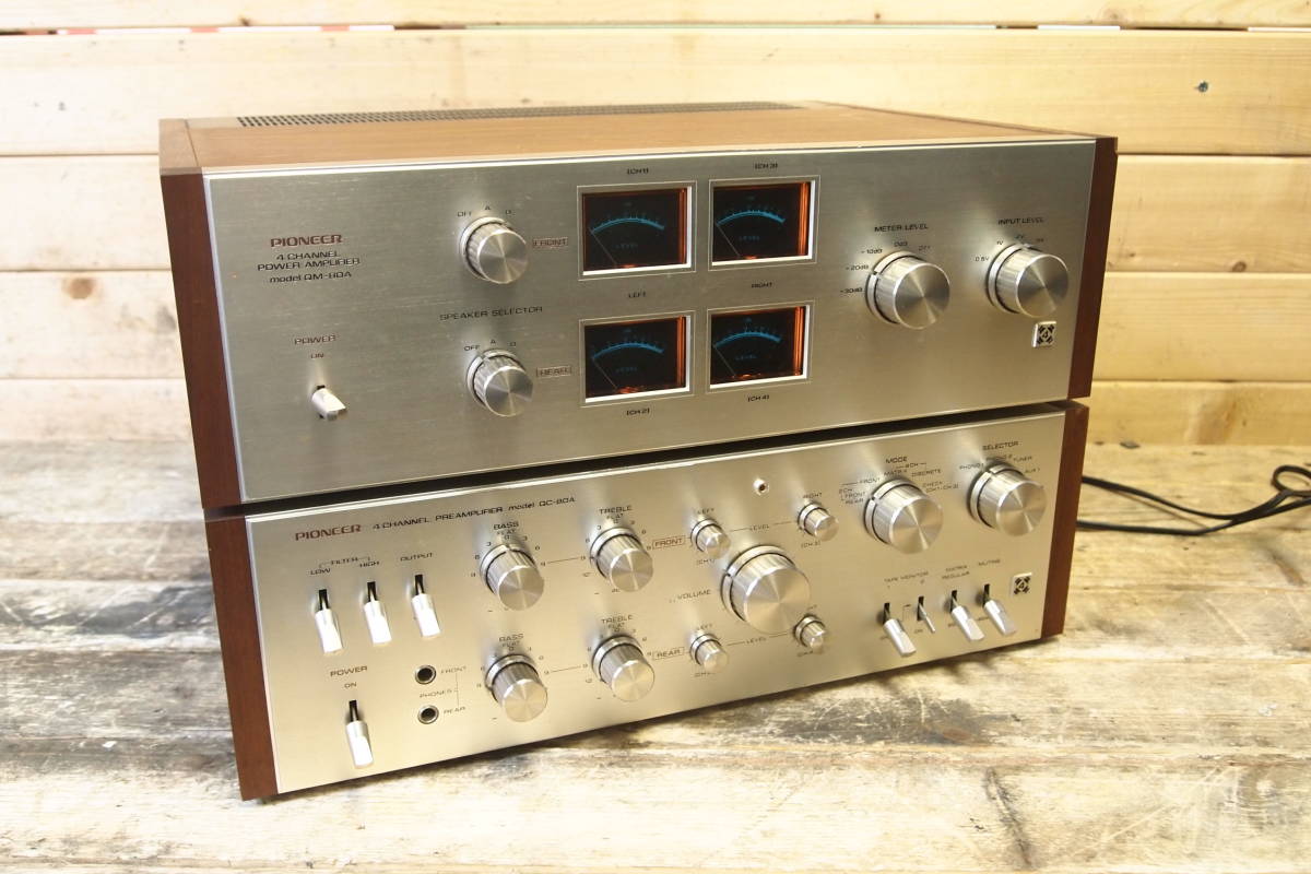 パイオニア Pioneer QC-80A the QM-80A QM-80 パワーアンプ プリメイン