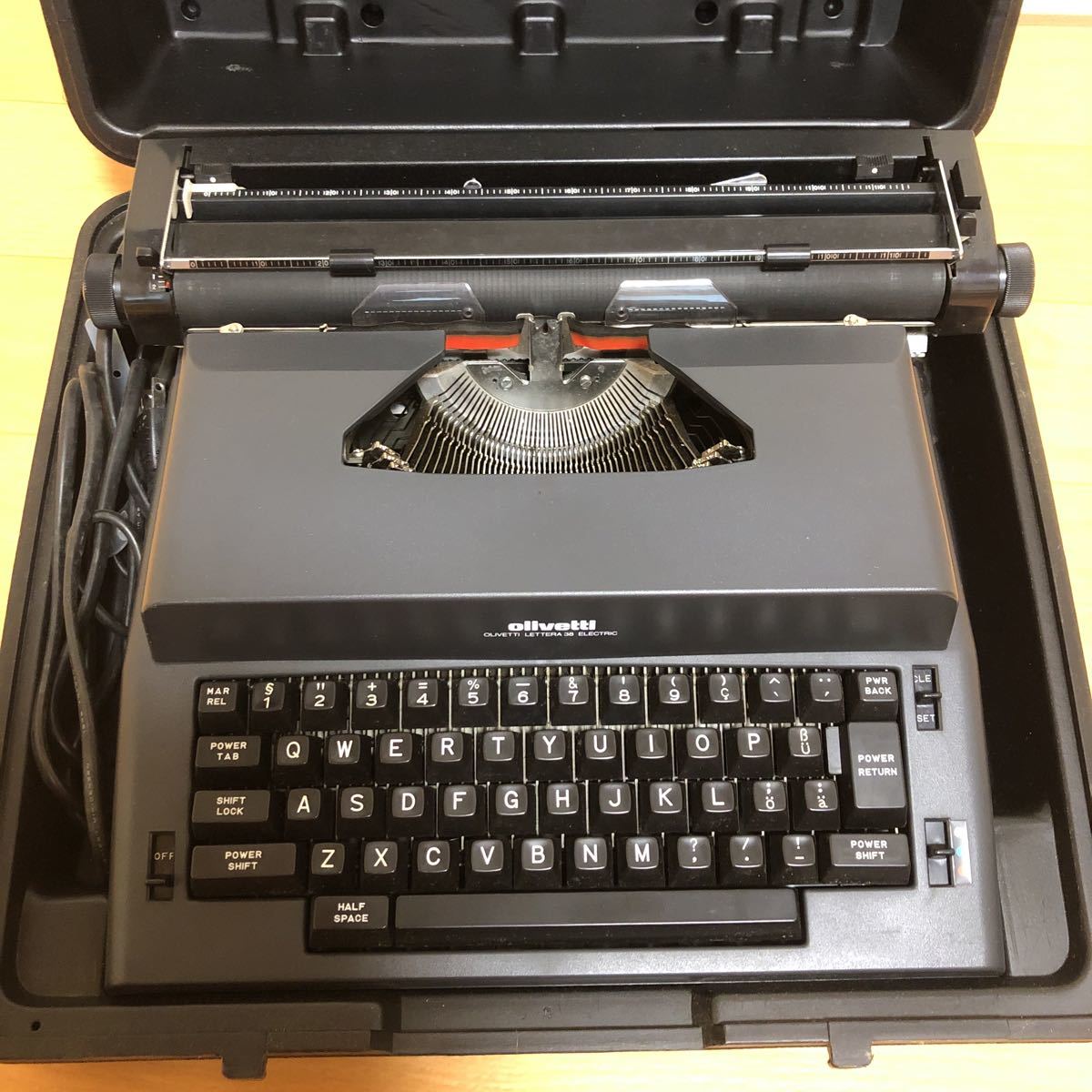 Olivetti タイプライター LETTERA 38 ELECTRIC ①◇olivetti オリベッティ◇タイプライター LETTERA 38
