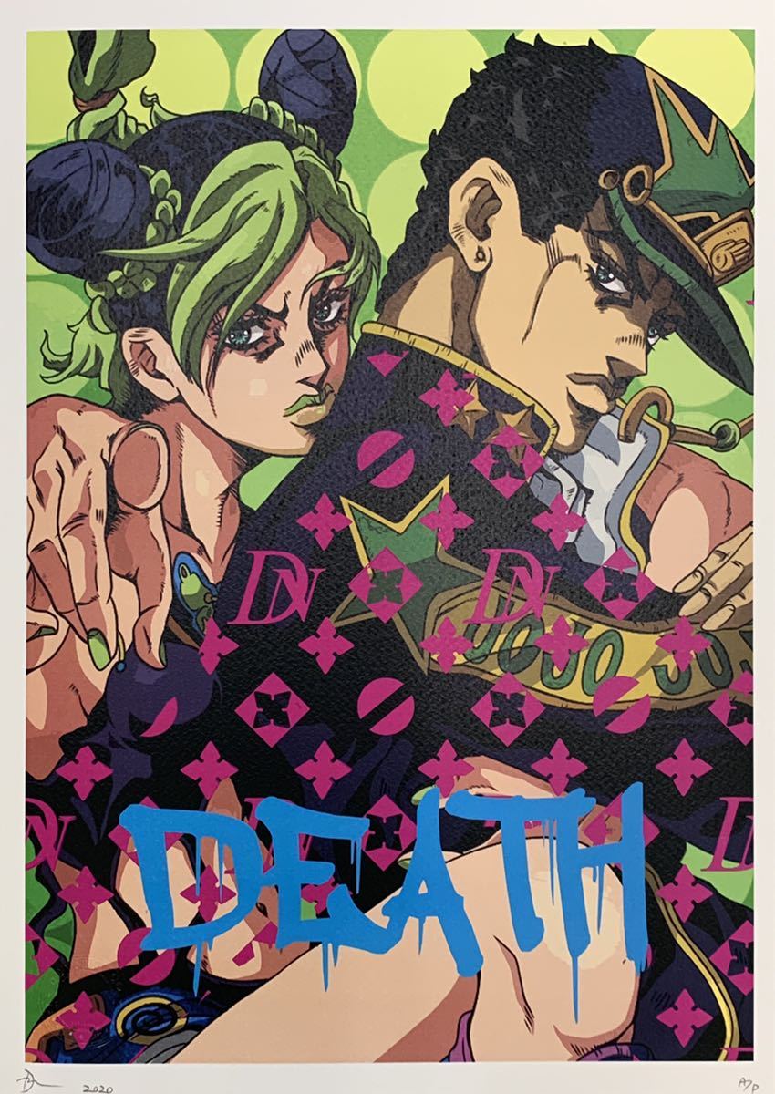 death nyc  現代アート　ジョジョの奇妙な冒険　空条徐倫 death nyc 現代アート ジョジョの奇妙な冒険 空条徐倫