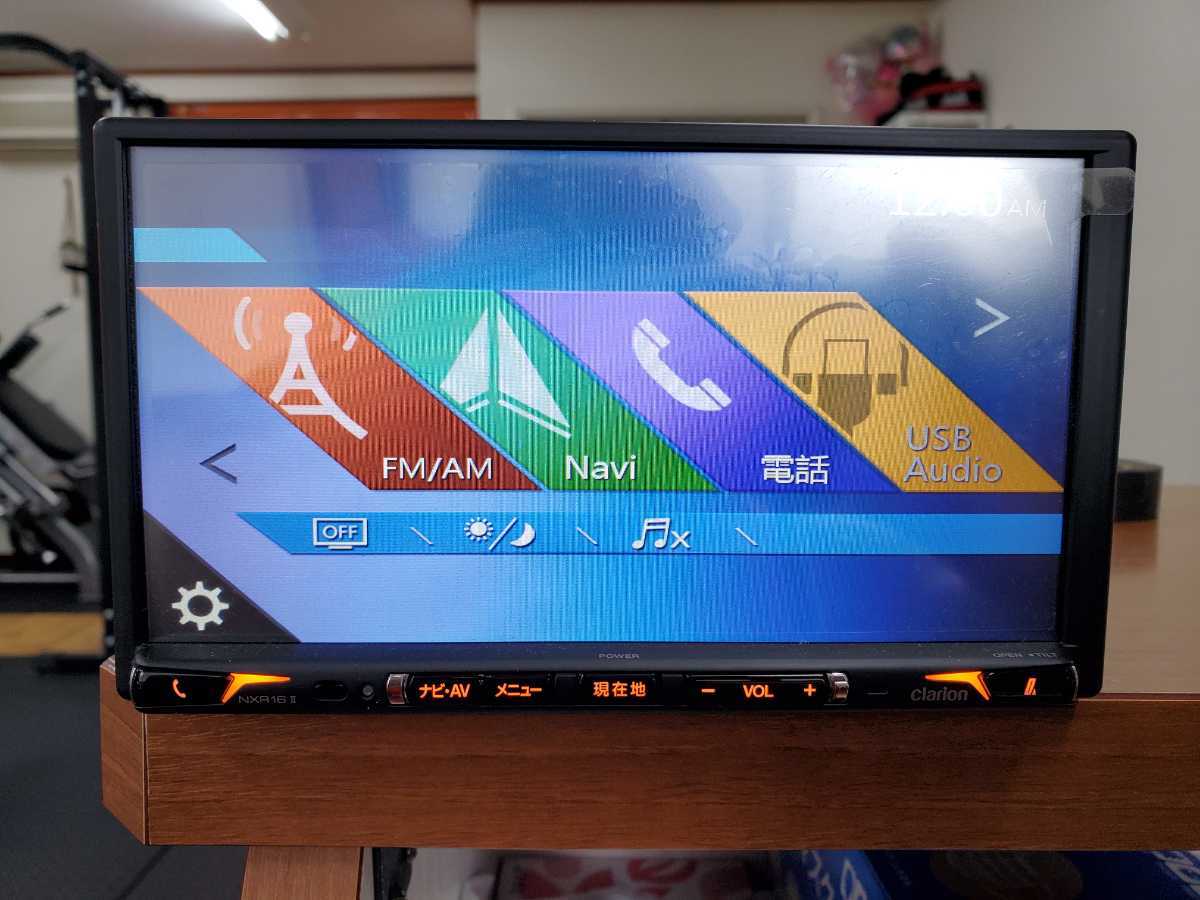 クラリオン NXR16 メモリーナビ 地図データ2017年 動作品 中古 即決 クラリオンメモリーナビNXR16II