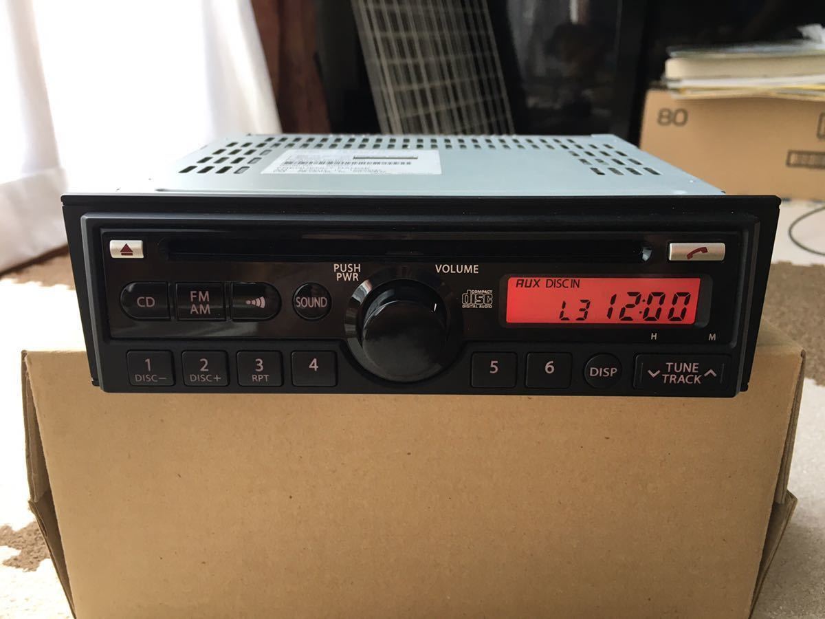 スズキ純正 CDデッキ Panasonic CX-R3013D ブラック 専用オーディオAUX
