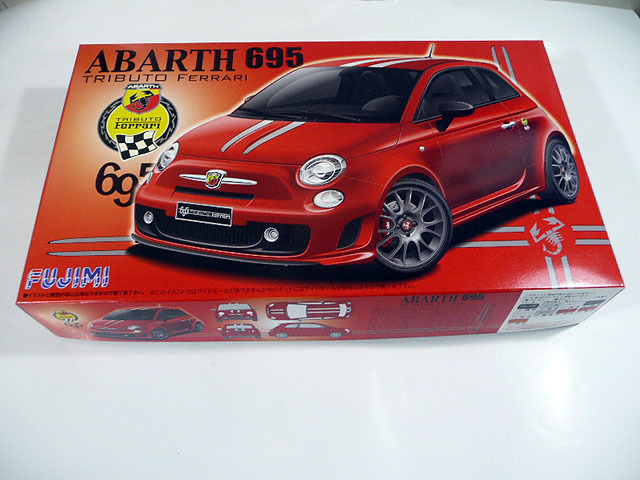 新品】【TORAYA】 即決 1/24 フジミ アバルト 695 トリビュート