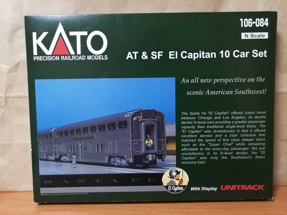 ☆美品 即決☆ KATO 106-084 AT&SF Santa Fe El Capitan 10 Car Set