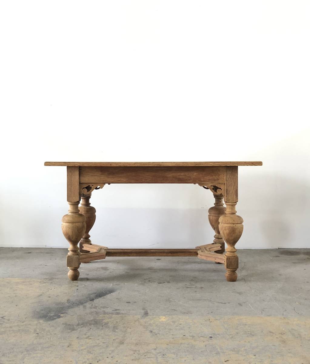 ベルギー アンティーク Decorative Oak Table オーク ダイニング