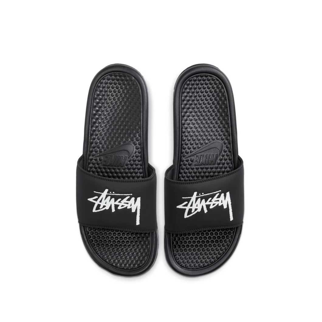 新品 新品 未開封 28cm Stussy Nike Slide Sandals Benassi Black ナイキ ベナッシ ステューシー サンダル アウトドア ぞうり キャンプ の落札情報詳細 ヤフオク落札価格情報 オークフリー スマートフォン版