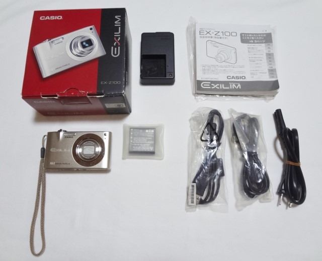 カシオ Exilim Ex Z100 デジタルカメラ フルセット Casio の落札情報詳細 ヤフオク落札価格情報 オークフリー スマートフォン版