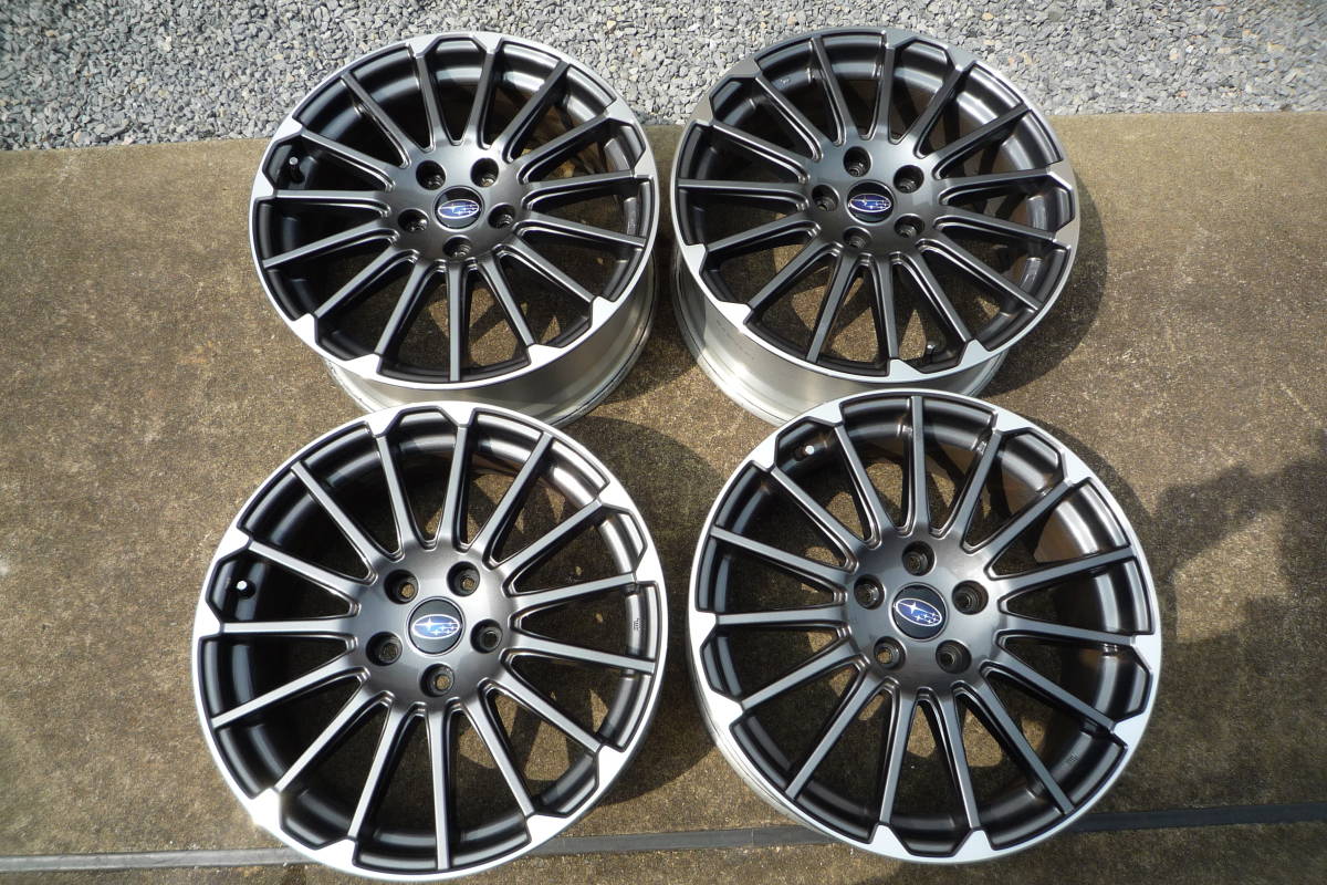 美品】スバル レヴォーグ STI スポーツ 純正 ホイール 4本 7.5J