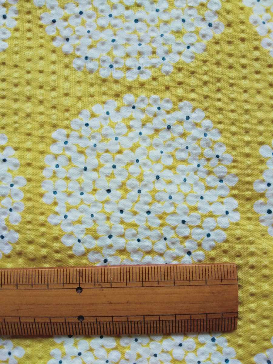 新品】リップル生地 あじさい 55ｘ55 う早この布 サッカー しじら織 布 マスタードイエローからし/マリメッコプケッティ風北欧調の落札情報詳細 -  Yahoo!オークション落札価格検索 オークフリー