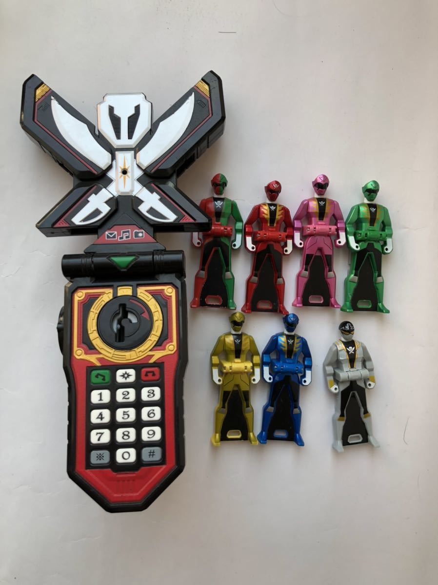 海賊戦隊 ゴーカイジャー モバイレーツ レンジャーキー 大いなる力 メッキ 他 7本セット の落札情報詳細 ヤフオク落札価格情報 オークフリー スマートフォン版