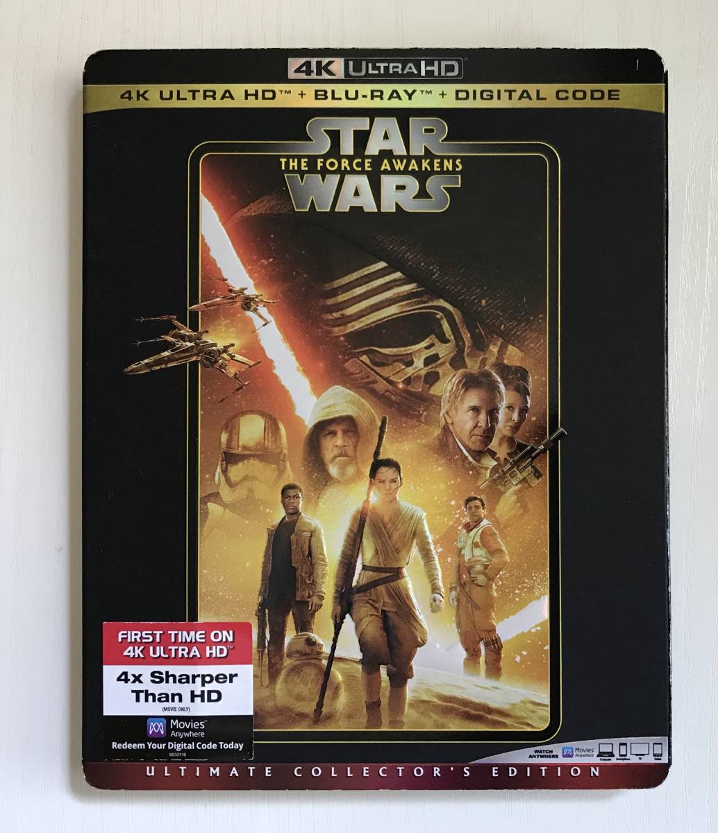 新品 スターウォーズ エピソード 7 北米版 4k Uhd ボーナスディスク ３枚組 注意事項あります の落札情報詳細 ヤフオク落札価格情報 オークフリー スマートフォン版