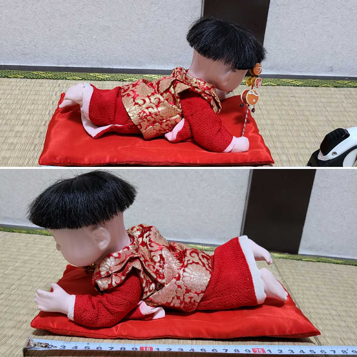 日本人形 ハイハイ人形 這い這い でんでん太鼓 赤ちゃん 赤ちゃん人形