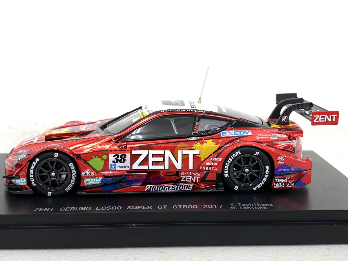 EBBRO 1/43 ZENT CERUMO LC500 SUPER GT GT500 2017 No.38 エブロ