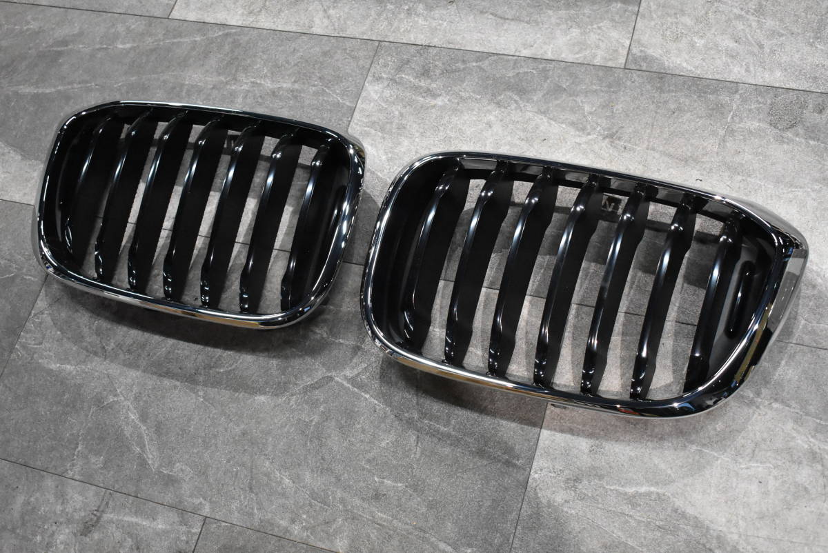程度良好品】BMW G01 X3 純正 キドニーグリル 左右セット 品番:7440853