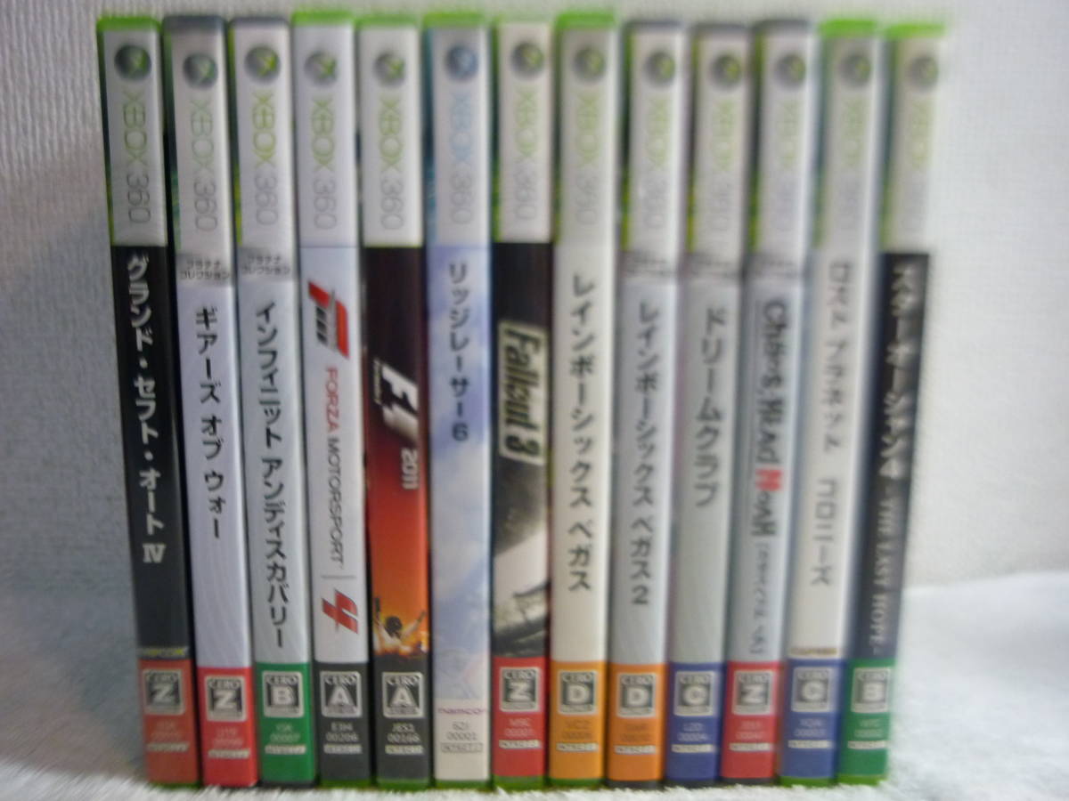 Xbox360ソフト13本セット レインボーシックス ベガス レインボーシックス ベガス２ 含むいろいろ13本セット 中古 の落札情報詳細 ヤフオク落札価格情報 オークフリー スマートフォン版
