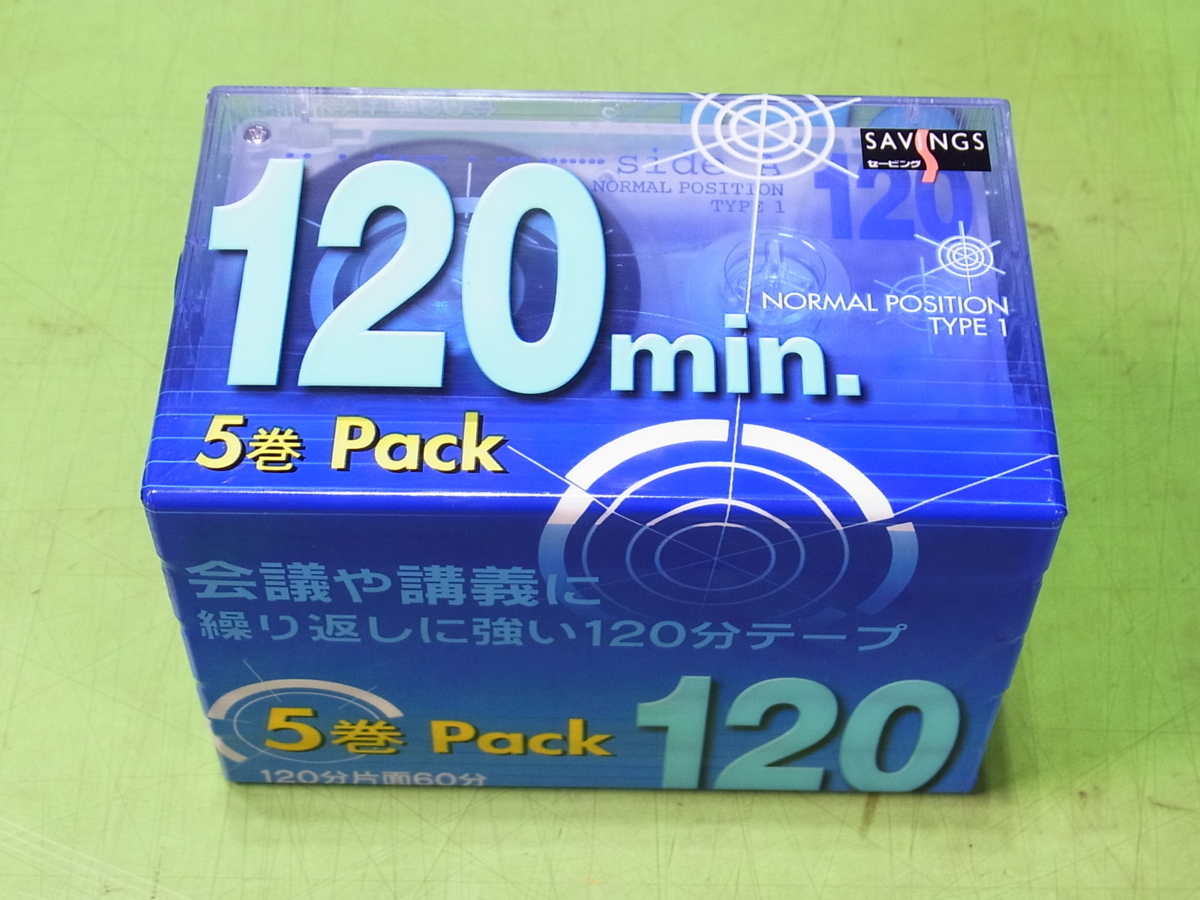 Saving カセットテープ 10分☓5本 60分☓5本 90分☓