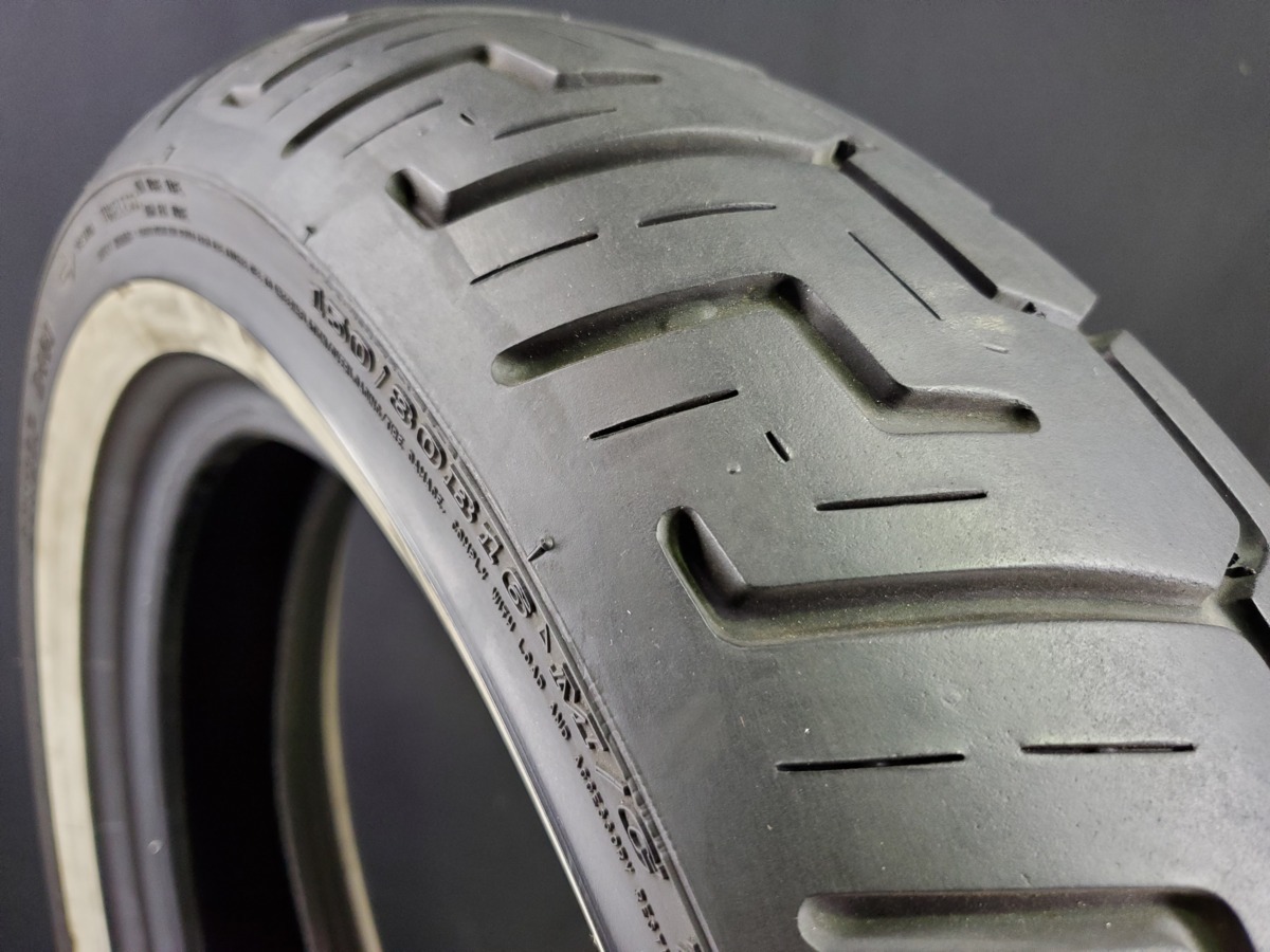 タイヤ０９１０ ダンロップ D401 ホワイトリボン Harley Davidson ハーレーダビッドソン 150 80b16 M C 71h 製造番号 4411 の落札情報詳細 ヤフオク落札価格情報 オークフリー スマートフォン版