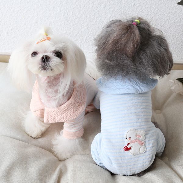 新品 犬服 ロンパース うさぎワッペン カバーオール つなぎ ルームウェア 通年 抜け毛対策 ペット用品 ペット ペットグッズ 新作 アクアlサイズ の落札情報詳細 ヤフオク落札価格情報 オークフリー スマートフォン版