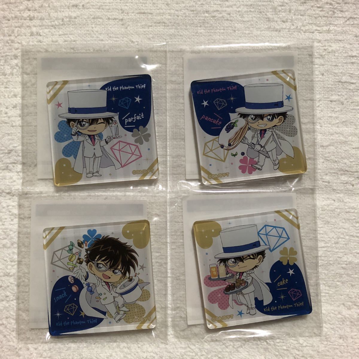 新品 名探偵コナン 怪盗キッドカフェ 限定 アクリルマグネット 4種セット の落札情報詳細 ヤフオク落札価格情報 オークフリー スマートフォン版