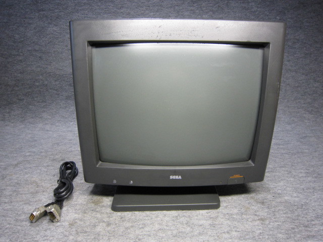 TERADRIVE専用カラーディスプレイモニター　HTR-2200 JUNK扱い Ultra Rare SEGA TERADRIVE HTR-2200 CRT Monitor | 14